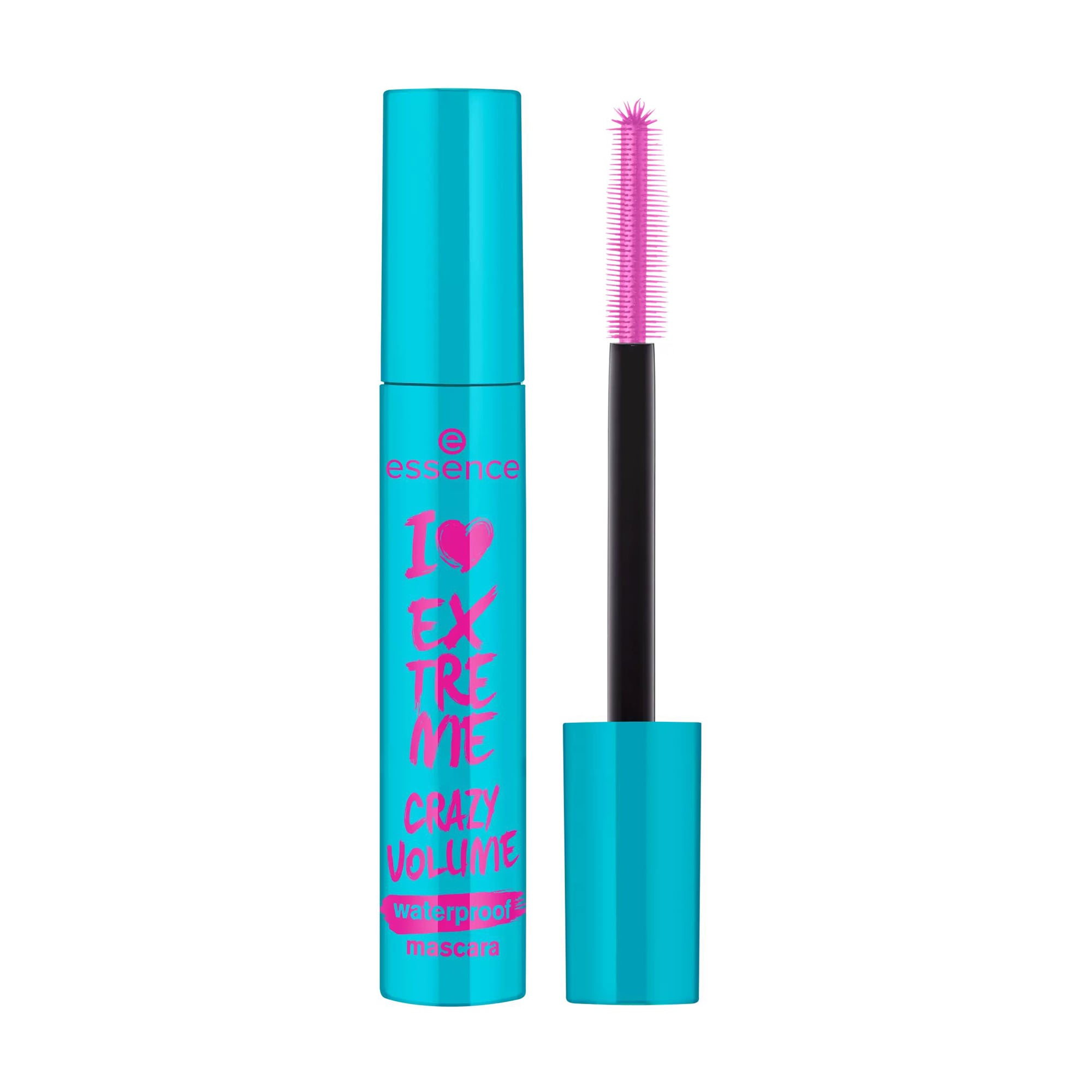 Водостійка туш для вій Essence I Love Extreme Crazy Volume Waterproof Mascara, Black, 12 мл